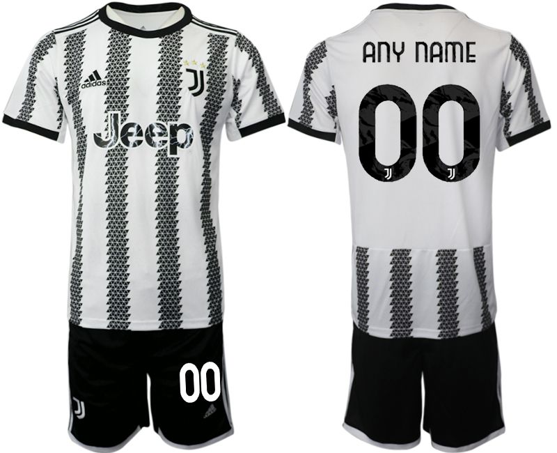Men 2022-2023 Club Juventus FC home white customized Soccer Jersey